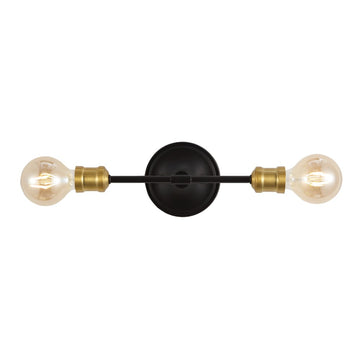 Jaxon 13.25" Industrial Farmhouse Iron LED Vanity - JONATHAN Y